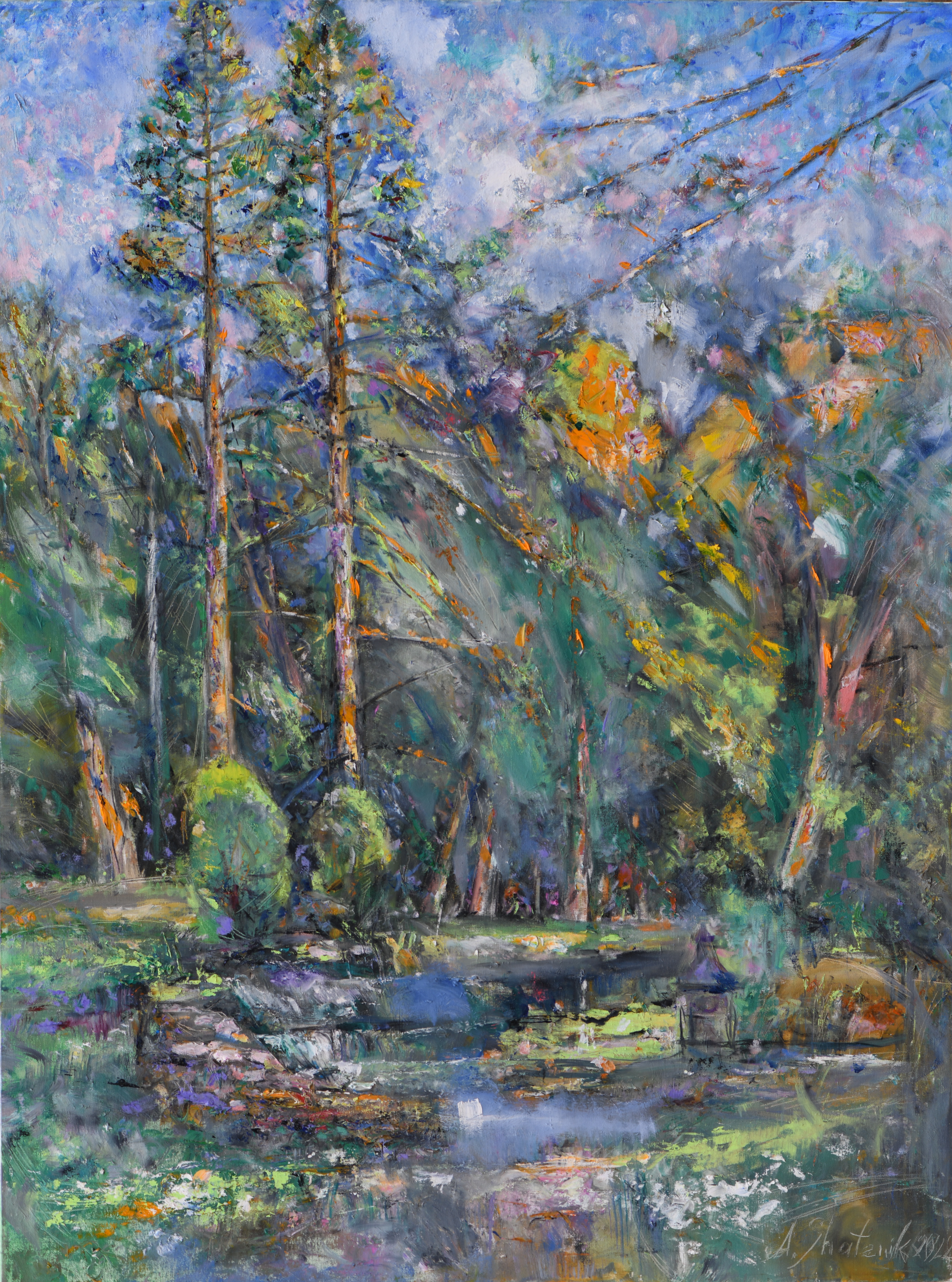 West Chester. Pennsylvania 48x36 Oil on Canvas 2022