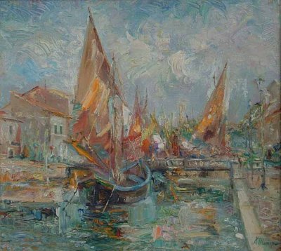 Venice. Golden Sails