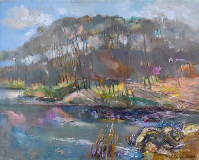 Seven Lakes 60cmx75cm Oil on Canvas 2010