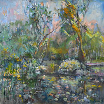 Pond in Pennsylvania 30x30 Oil on Canvas 2023