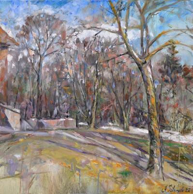 Home 30x30 Oil on Canvas 2022